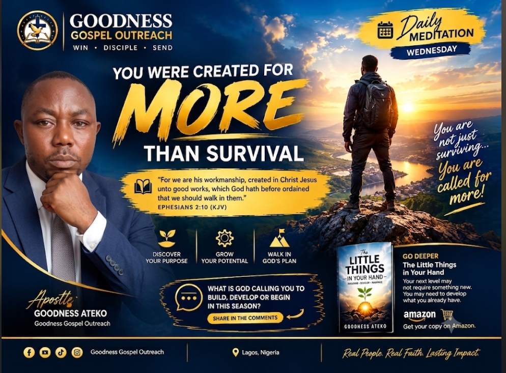 You Were Created for More Than Survival